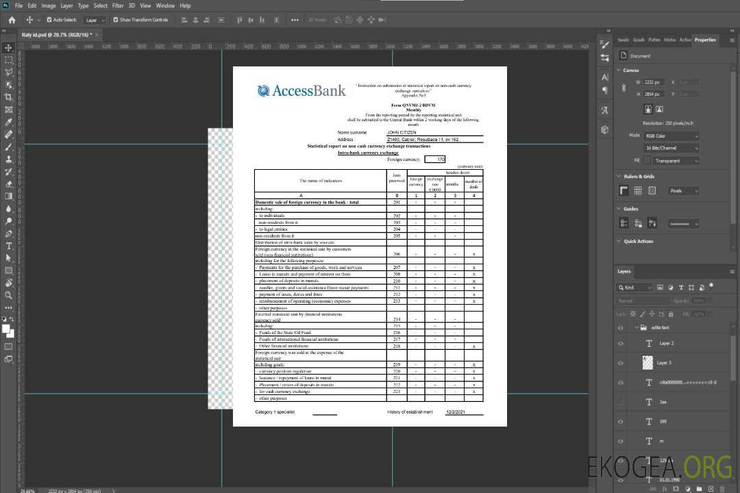 Azerbaïdjan Access Bank (anglais) excel pdf template